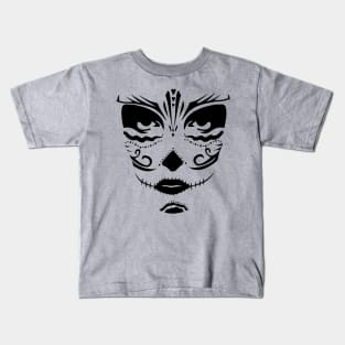 Sugar Skull Woman Face Kids T-Shirt